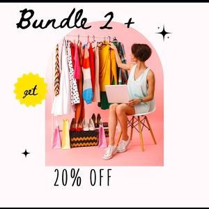 Sale Bundle 2+ items and get 20% off .